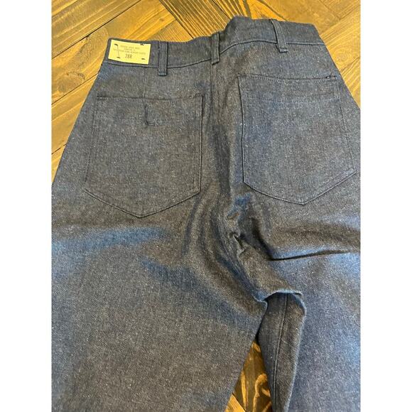 USN Navy Blue Utility Type Trousers Flame Retardant Flare Bottom Men 28R Current - Picture 9 of 10